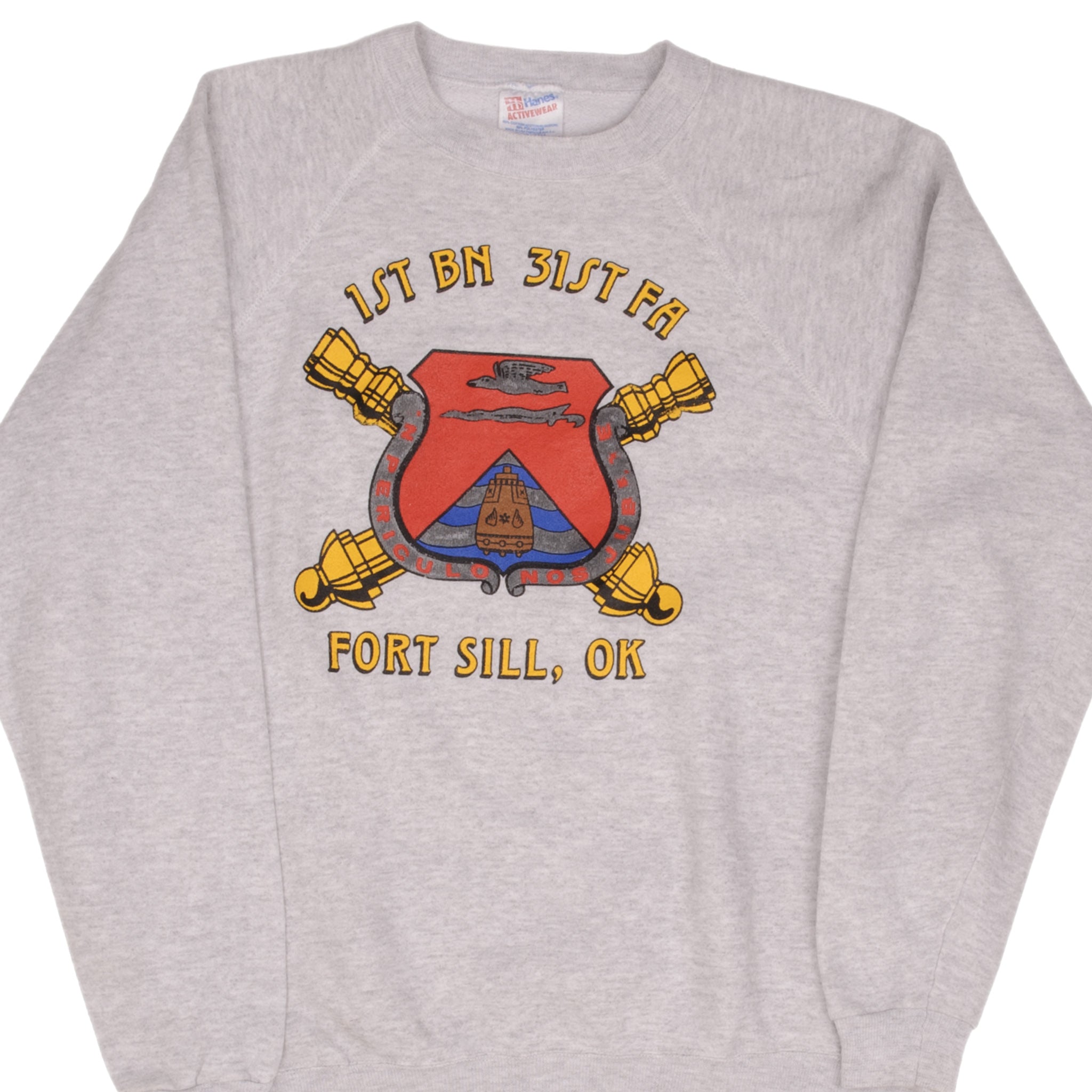 Vintage US Army 1st Battalion 31st Field Artillery Fort Sill Sweatshirt 1990s XL - Authentic Military Apparel - Made in USA - Perfect for Collectors, Reenactments & Casual Wear