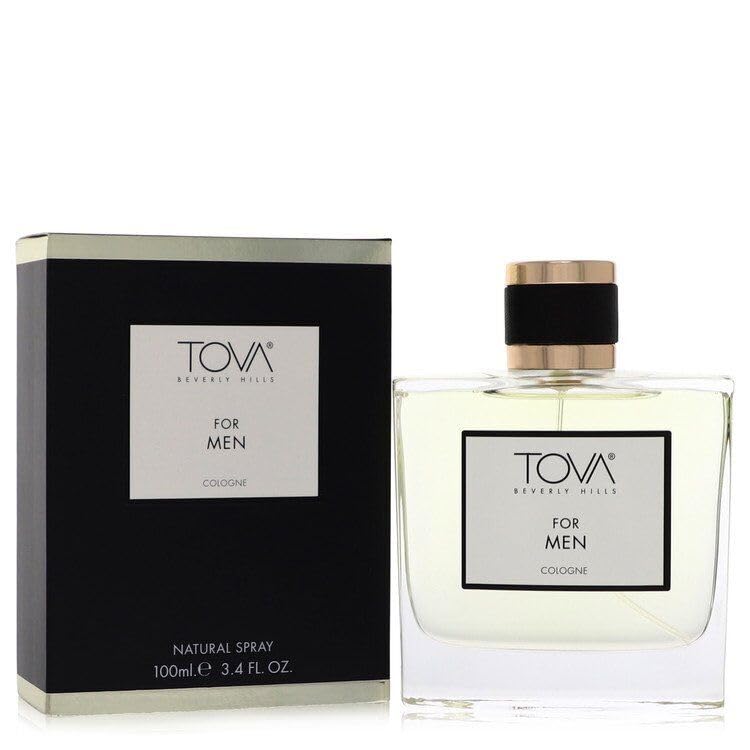 Tova Cologne Spray for Men - 3.4 oz Eau de Toilette | Fresh & Masculine Fragrance for Everyday Wear, Date Nights & Special Occasions