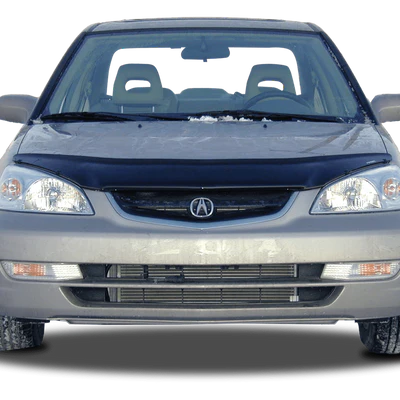 1996-2000 Acura EL 1.7L FormFit Dark Smoke Bug Deflector Hood Protector - Windshield Protection for Highway Driving & Road Trips