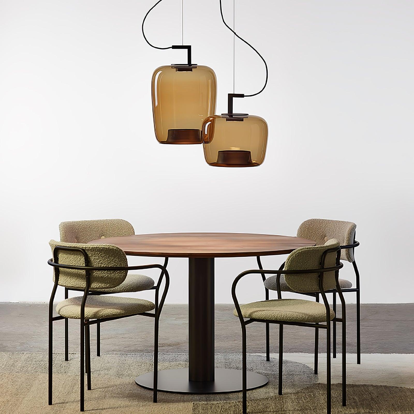Modern Double Pendant Lamp - Adjustable Hanging Light Fixture for Kitchen Island, Dining Room, and Living Room Decor