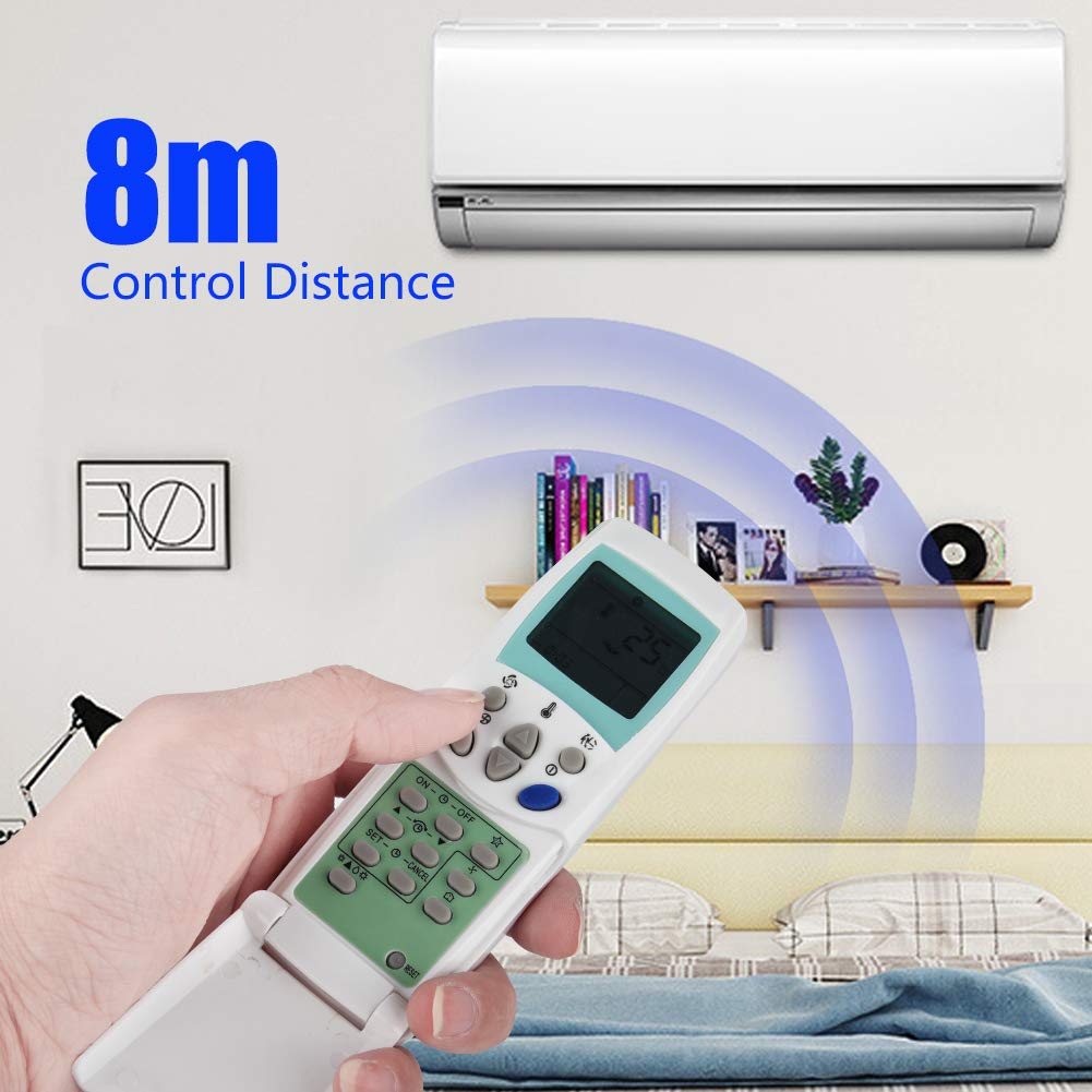 LG 6711A20010A/11B, 6711A90023E, 6711A20028K Air Conditioner Remote Control Replacement - Compatible with LG AC Units, Requires 2 AAA Batteries (Not Included) - Perfect for Home, Office, and Bedroom Cooling