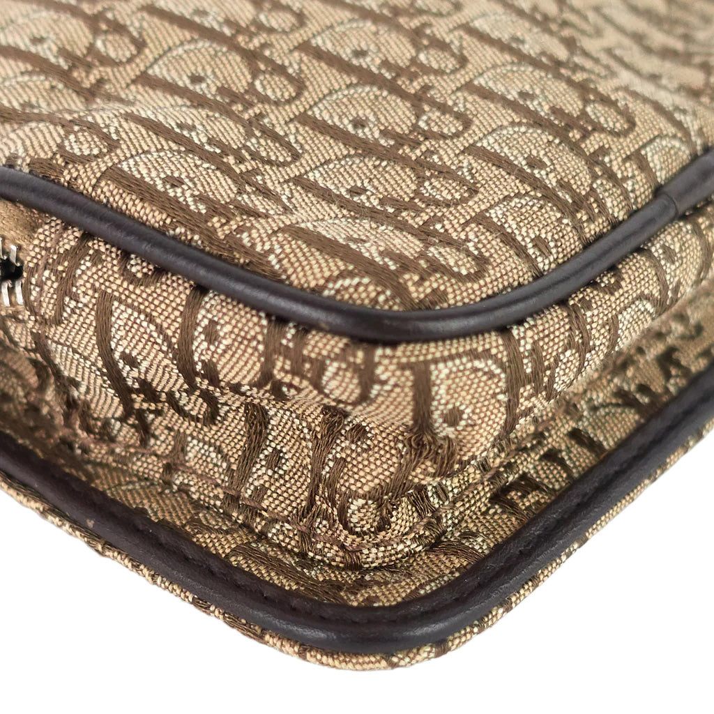 Dior Street Chic Trotter Jacquard Belt Bag for Women - Luxury Crossbody Purse with Adjustable Strap, Perfect for Daily Use, Travel & Fashion Accessories