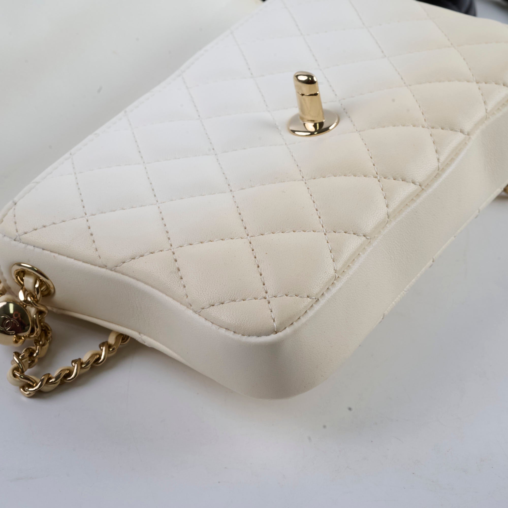 Chanel Side Twin Packs Bag White/Black (27 Series) - Luxury Designer Crossbody Purse for Women, Perfect for Parties, Dating & Everyday Use