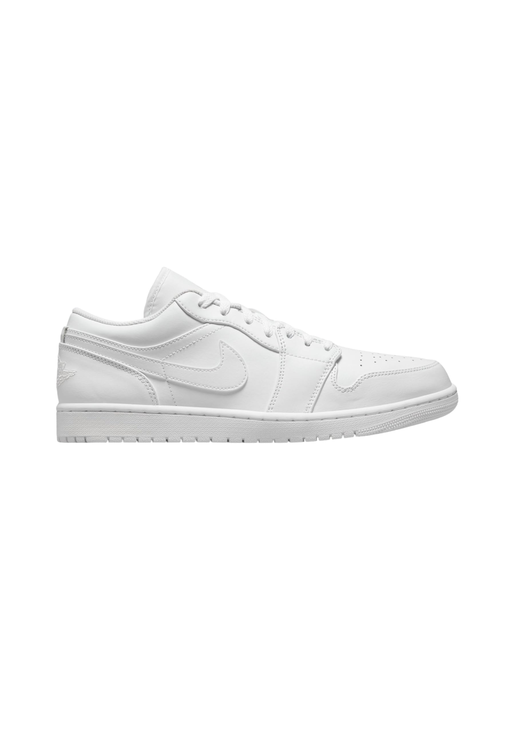 Jordan Men's Air 1 Low Sneakers 553558-136 - Size 14 White/White-White | Basketball Shoes for Men, Casual Streetwear & Gym Workout Shoes
