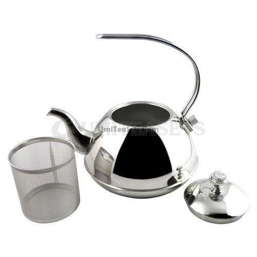 Premium Stainless Steel Teapot - Elegant & Durable Tea Kettle for Home, Office & Gifts | Perfect for Loose Leaf Tea, Herbal Infusions & Tea Ceremonies