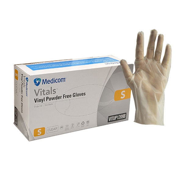 Premium Vinyl Disposable Gloves - Powder-Free, Clear & Latex-Free | Medical, Food Service & Household Cleaning Protection