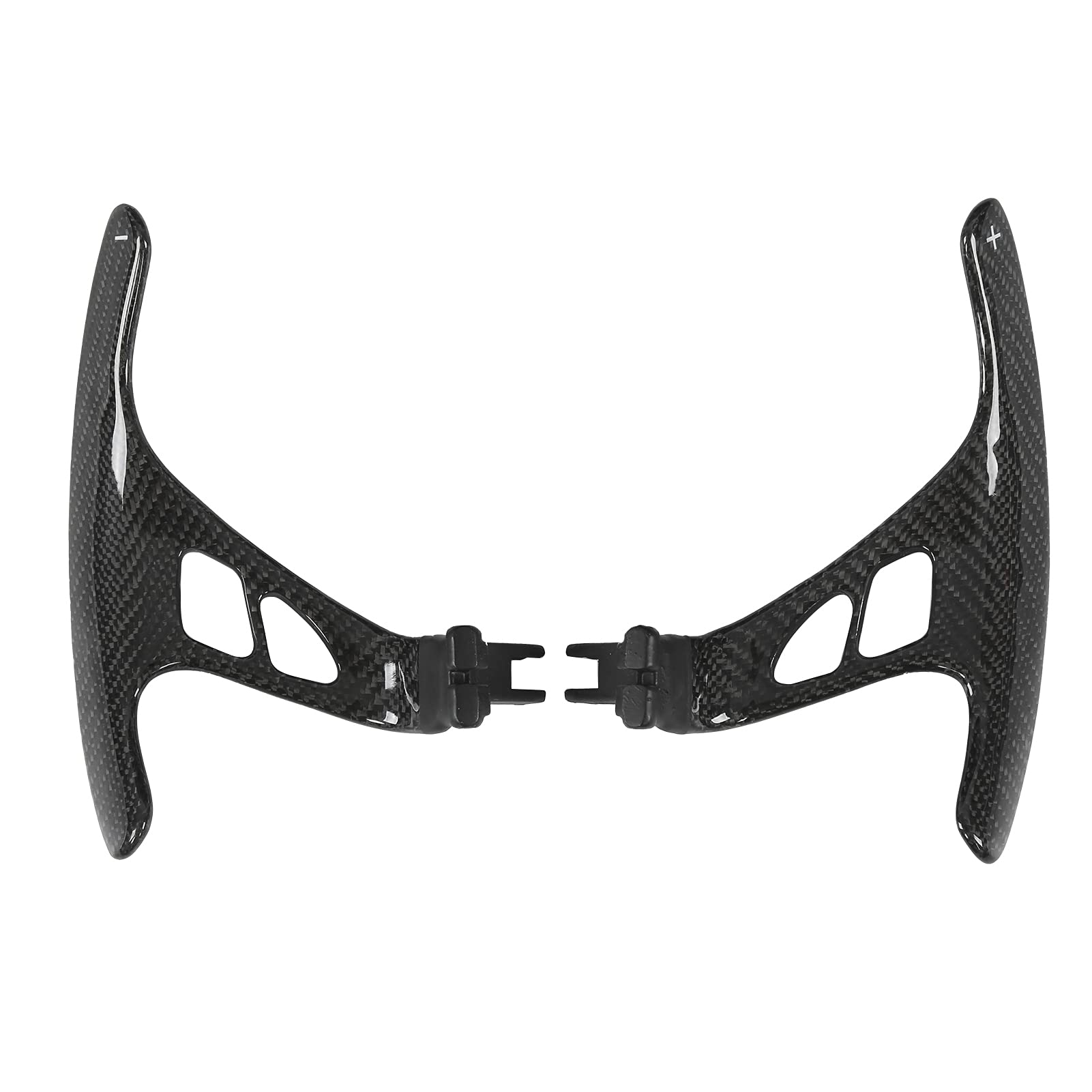 Carbon Fiber Steering Wheel Paddle Shift Extender for Nissan GT-R R35 2007-2016 - Black Replacement Shift Paddle Cover for Enhanced Driving Performance & Racing Experience
