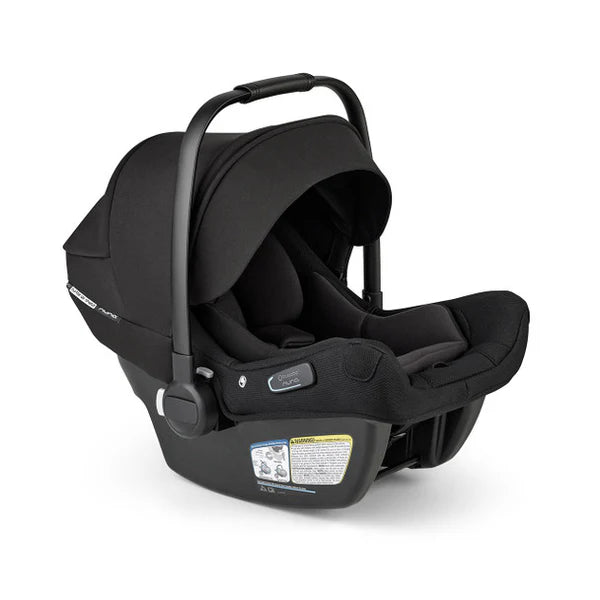 Nuna Bugaboo Turtle Air Shield Car Seat with Base - Black | Premium Infant Car Seat for Safe & Comfortable Travel | Perfect for Newborns, Babies & Toddlers on Road Trips, Daily Commutes & Family Outings