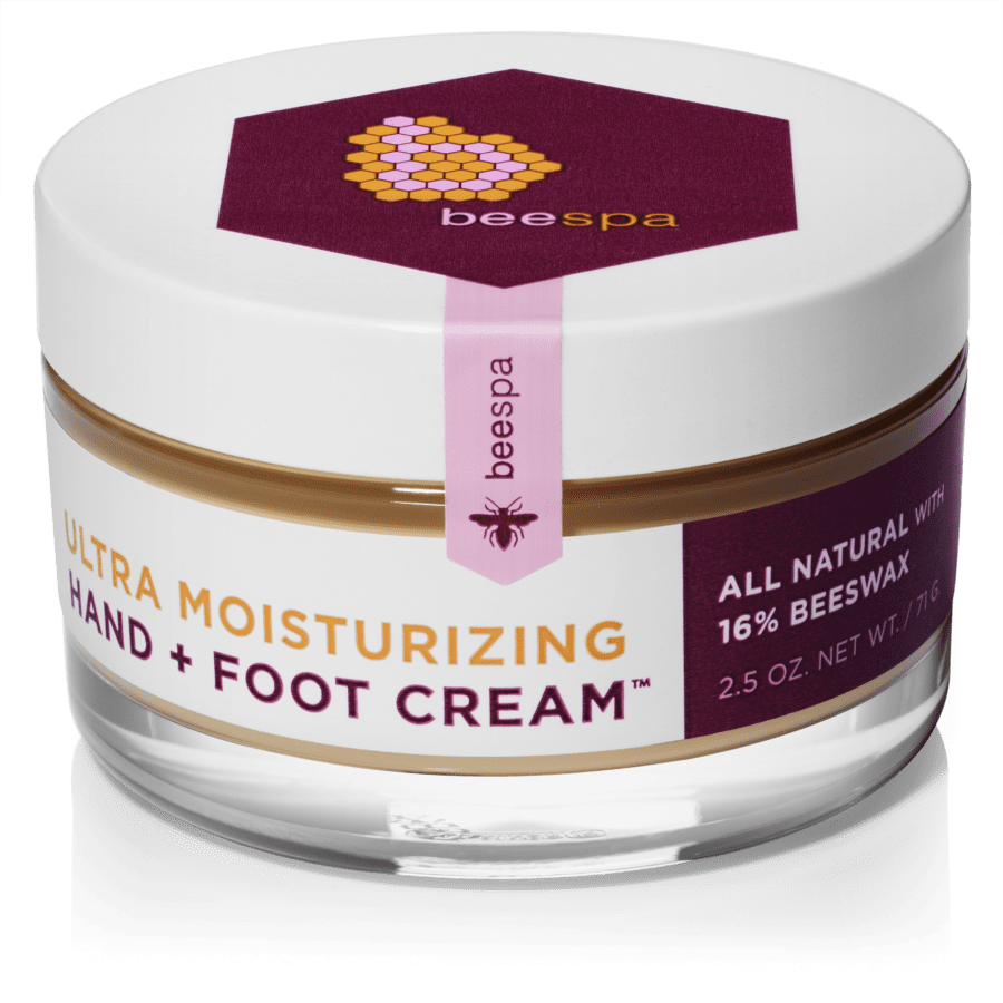 BeeSpa Natural Hand & Foot Cream - Moisturizing & Repairing for Dry Skin - Perfect for Daily Hydration & Night Care