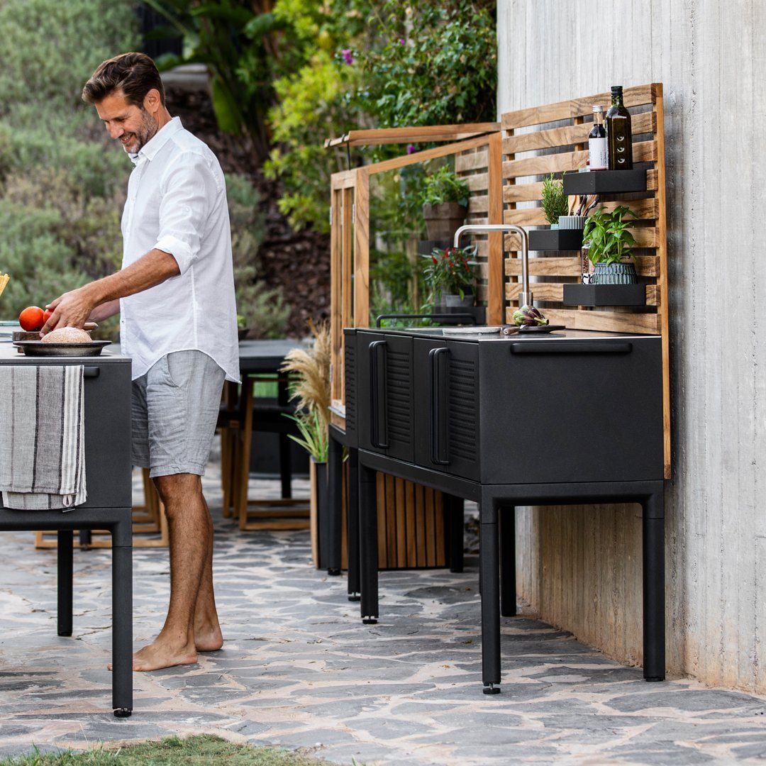 Drop Outdoor Kitchen Module - Portable Modular BBQ Grill Station for Camping, Backyard & Tailgating | Durable Stainless Steel Design for Easy Setup & Storage