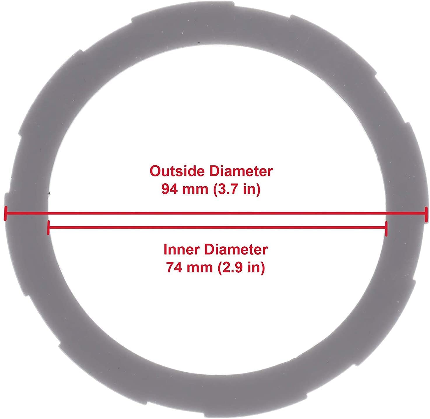 Original Replacement Part #182341-000-842 Blender Gasket - Silicone Rubber Sealing Ring O-Ring Compatible with Oster Pro 1200 Blender - Perfect for Smoothies, Juicing & Food Processing