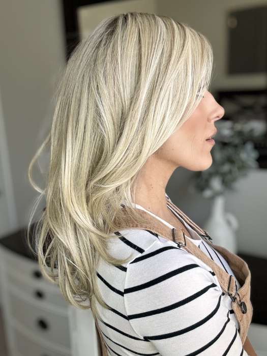 Celeste Synthetic Lace Front Wig with Mono Top - Natural Looking Human Hair Wig for Women | Perfect for Cosplay, Daily Wear & Special Occasions