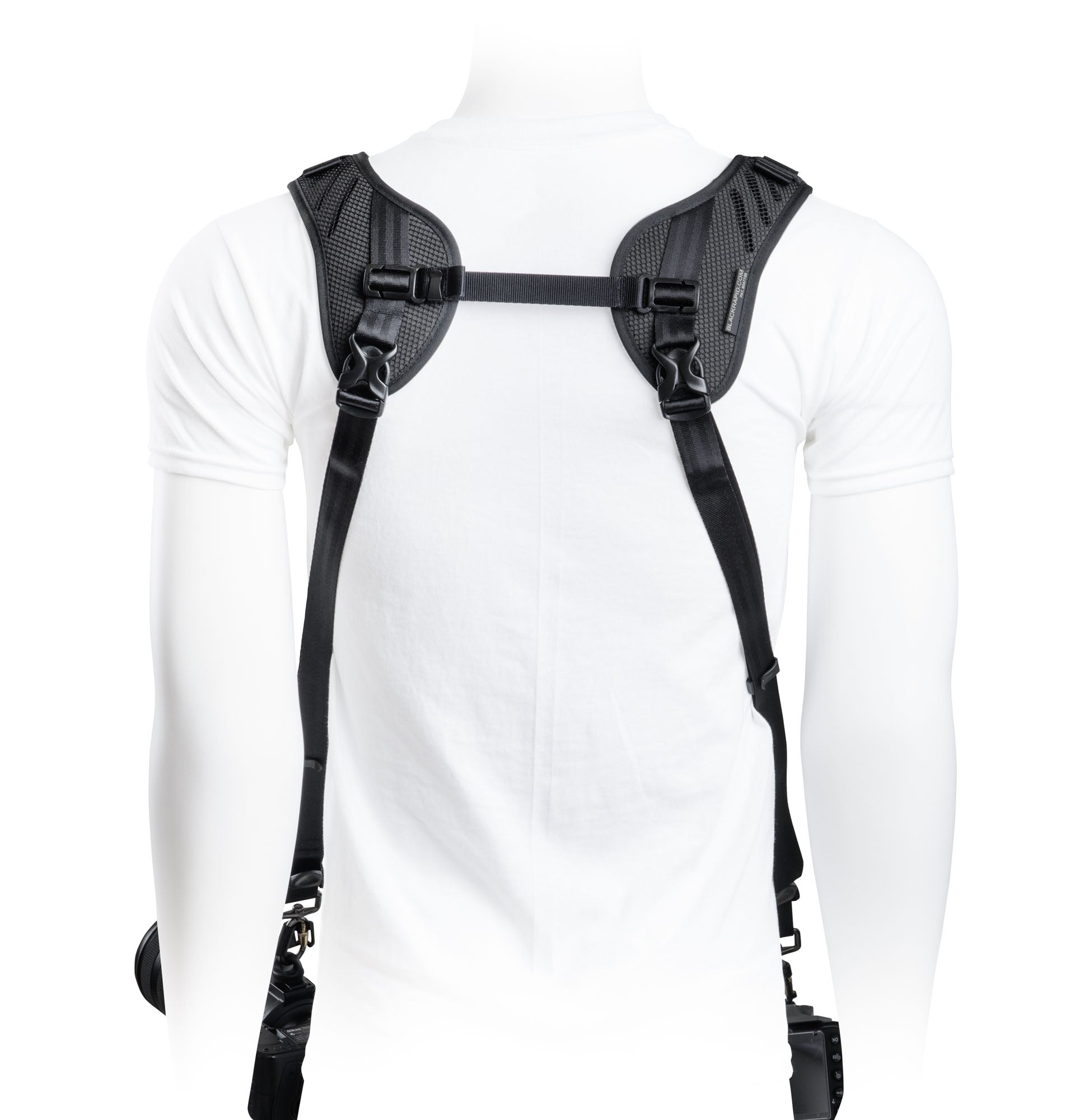 BlackRapid Blackline II Double Camera Harness - Adjustable Dual Strap for DSLR & Mirrorless Cameras - Perfect for Wedding, Travel & Outdoor Photography