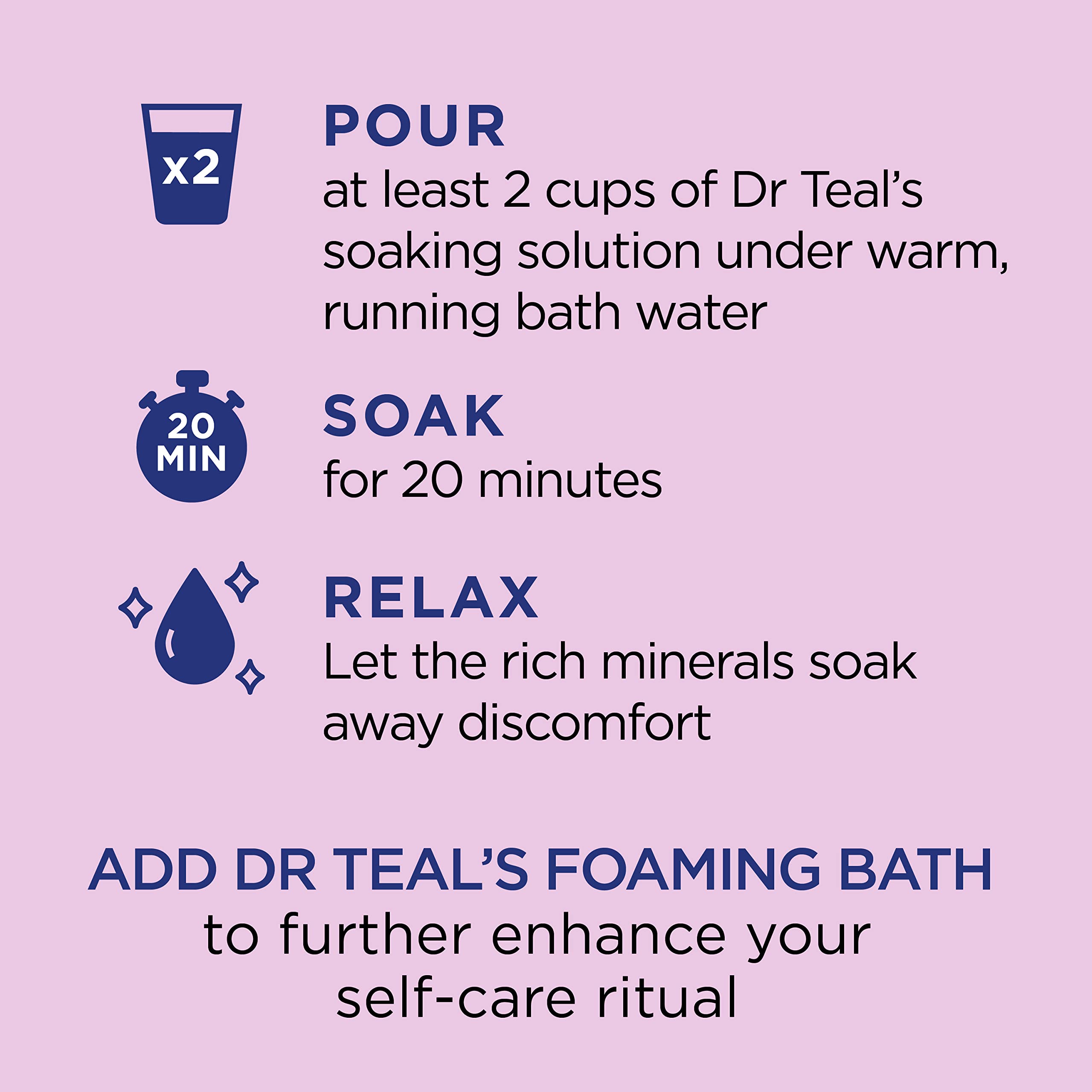 Dr Teal's Epsom Salt Soak Bundle - Elderberry & Shea Butter with Almond, 3 lbs Each - Relaxing Muscle Relief & Stress Relief for Bath, Spa & Self Care