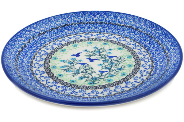 10-Piece Blue Bird Flying Dinner Plate Set - Elegant Ceramic Plates for Dining, Entertaining & Home Decor | Perfect for Everyday Meals, Parties & Gifts