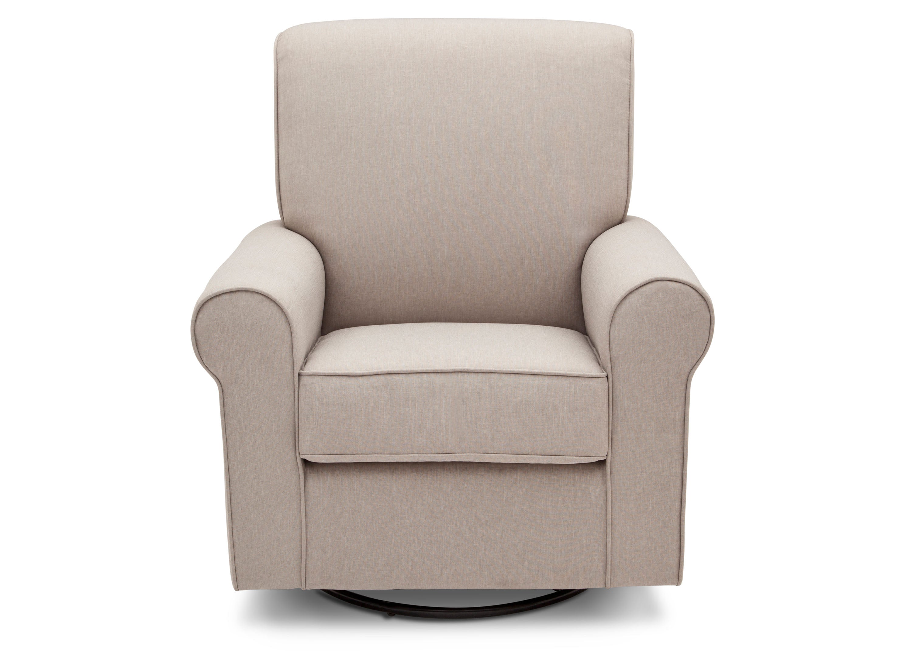 Avery Upholstered Glider Recliner Chair - Soft Padded Nursery Rocking Chair with Smooth Swivel Motion for Baby Nursery, Living Room & Bedroom | Perfect for Breastfeeding, Relaxing & Nursing Mothers