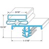 G221 30 x 79 Inch Refrigerator Door Gasket Seal - 3 Sided Dart Mounted Replacement (Model 3097 NRE #162711) - Perfect for Kitchen Appliances & Commercial Coolers