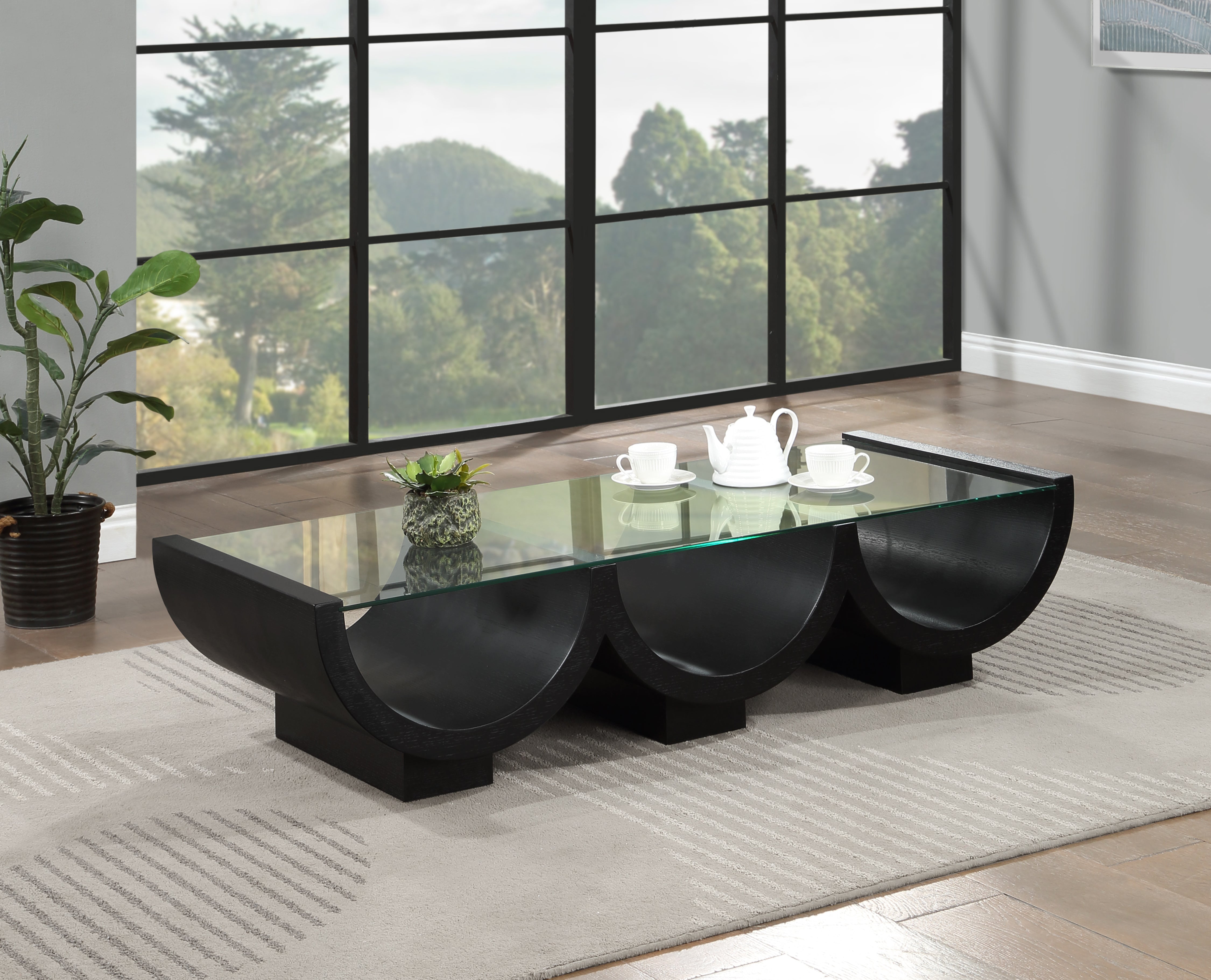 Modern Coffee Table for Living Room - Stylish & Functional Beverwil Coffee Table - Perfect for Small Spaces, Apartments & Home Decor
