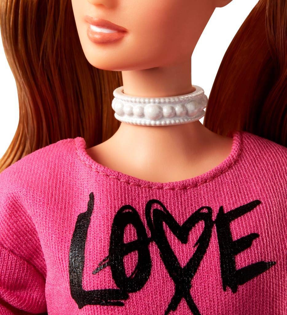 Barbie Fashionistas Doll - Wear Your Heart Outfit for Play & Display