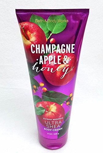 Bath and Body Works Ultra Shea Body Cream - Champagne Apple & Honey Scent, 8 Oz | Deeply Moisturizing & Nourishing for Dry Skin | Perfect for Daily Use, Gifts & Self-Care Routine