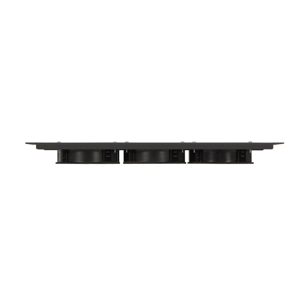 Kendall Howard 3U Rack Mount Triple Cooling Fan Panel - Server Cabinet Cooling Solution for Data Centers & Home Offices