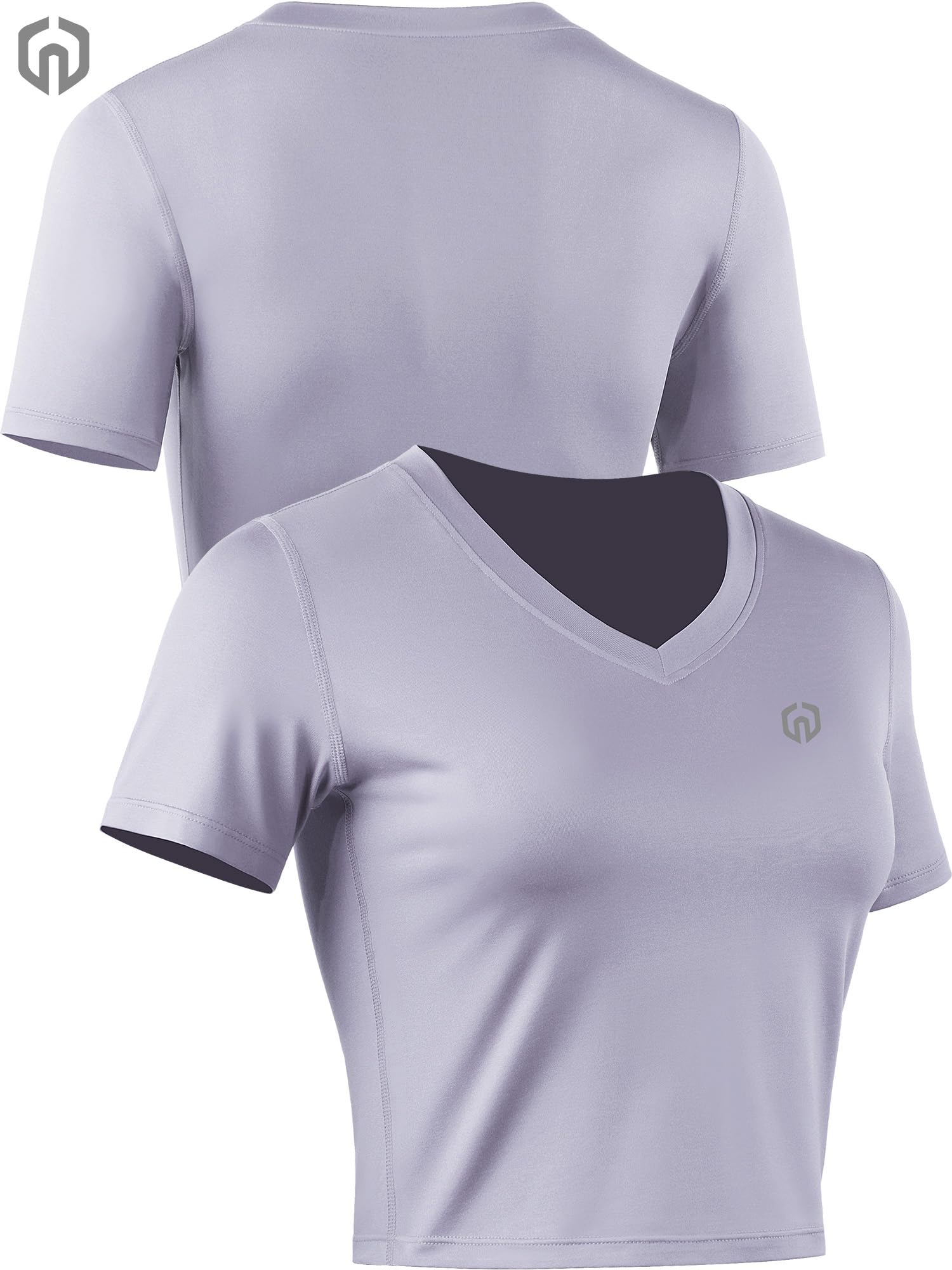 Women's 3 Pack Running Shirts - Breathable Workout Athletic Crop Tops for Yoga, Gym & Outdoor Sports | Moisture-Wicking Activewear