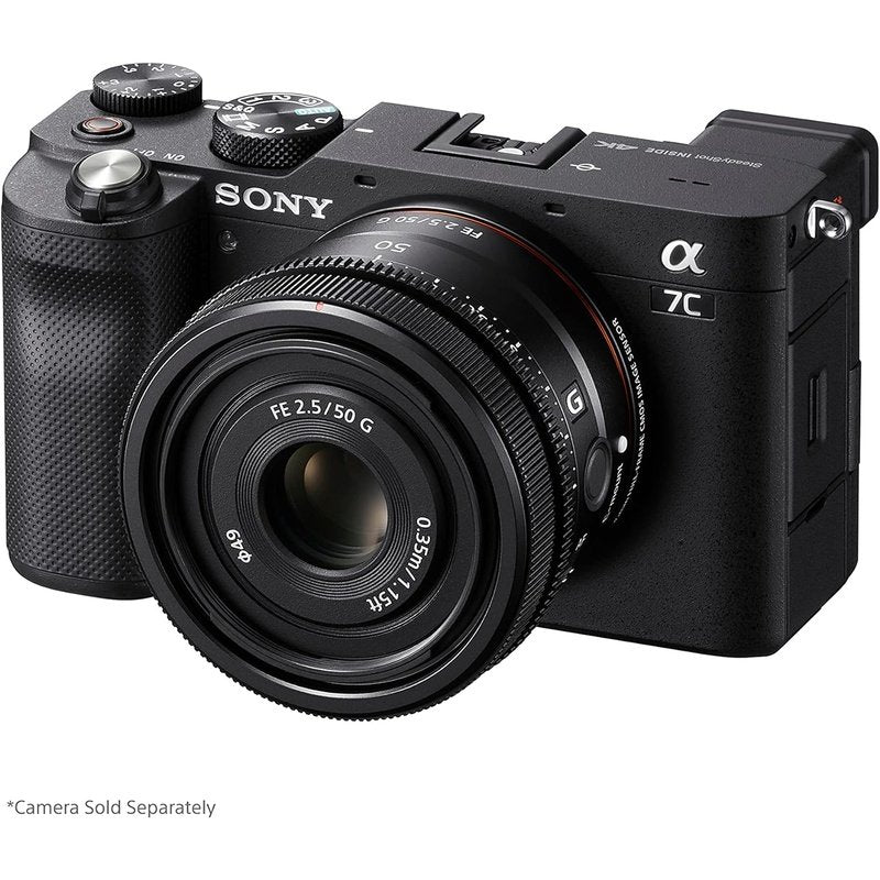 Sony FE 50mm F2.5 G Full Frame Ultra Compact Prime Lens for Portrait, Street & Travel Photography - Perfect for Sony Mirrorless Cameras