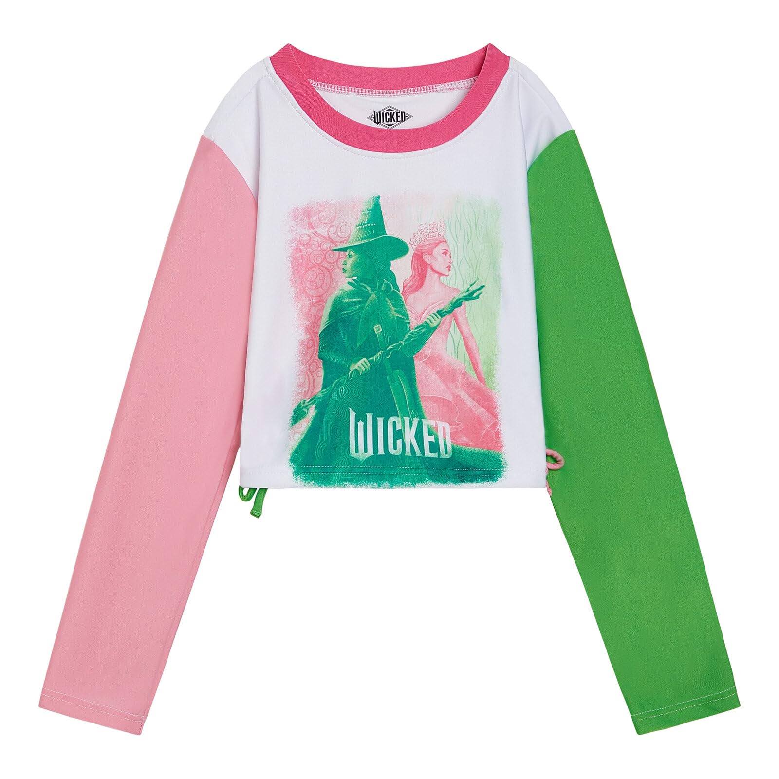 Wicked Girls UPF 50+ Rash Guard & Bikini Bottom Swim Set for Kids (Sizes 4-16) - Sun Protection for Beach, Pool & Water Sports