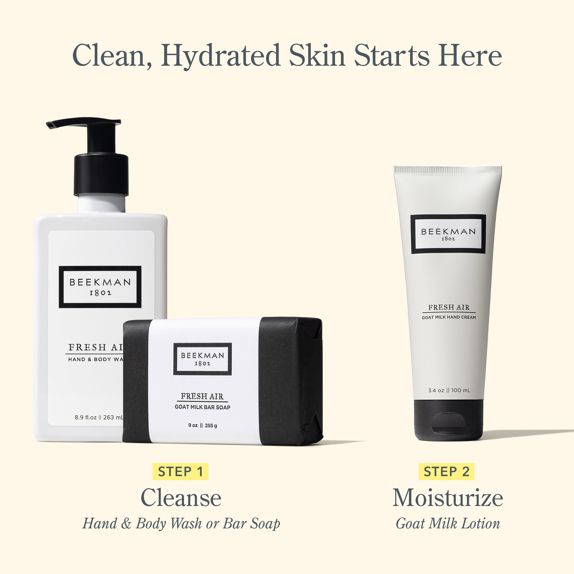 Fresh Air Hand Cream - Moisturizing & Nourishing for Dry Skin - Perfect for Office, Travel & Daily Use