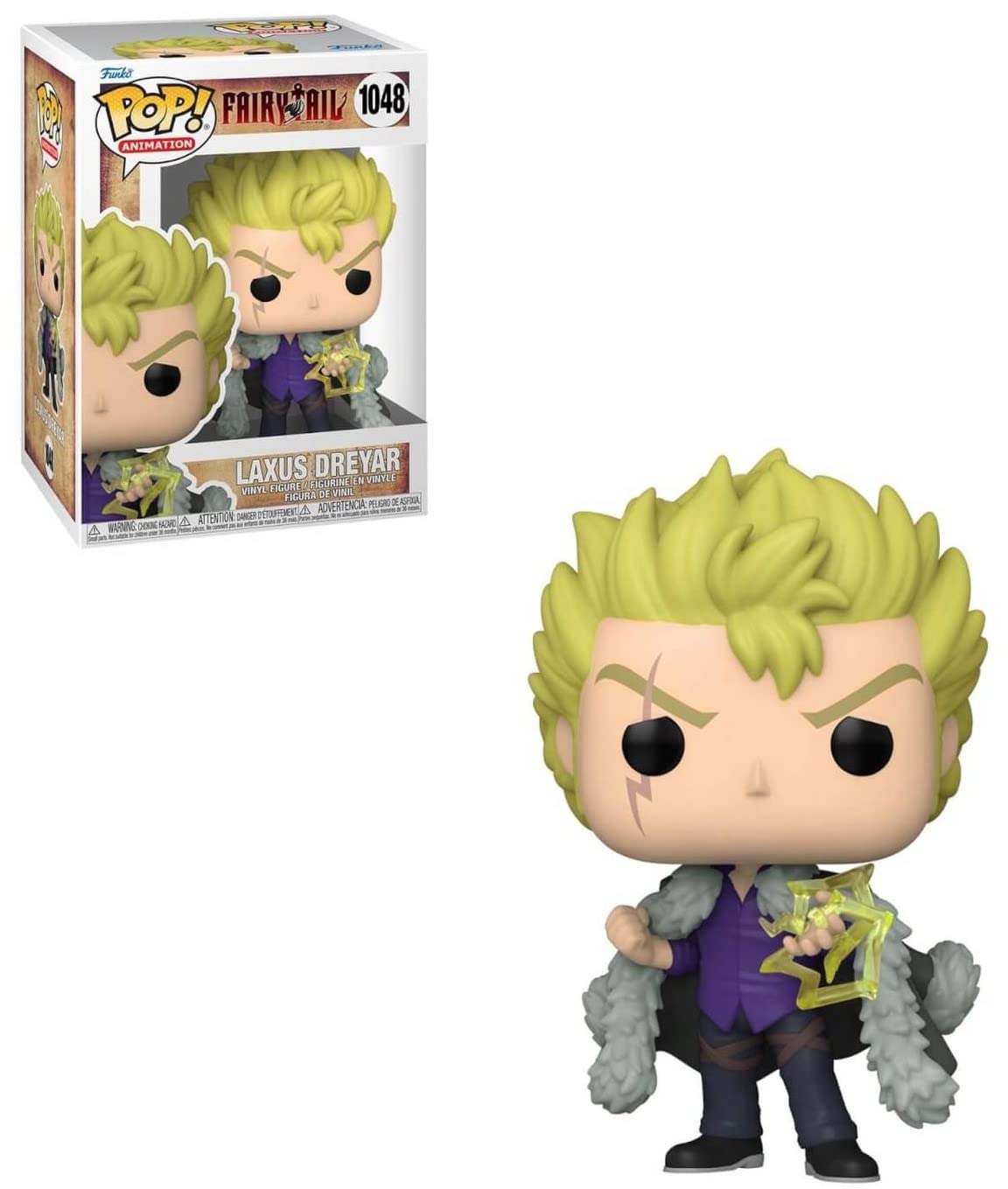 POP Fairy Tail - Laxus Dreyar Funko Pop! Vinyl Figure Collectible with Box Protector Case | Anime Merchandise, Gift for Anime Fans, Display for Home & Office