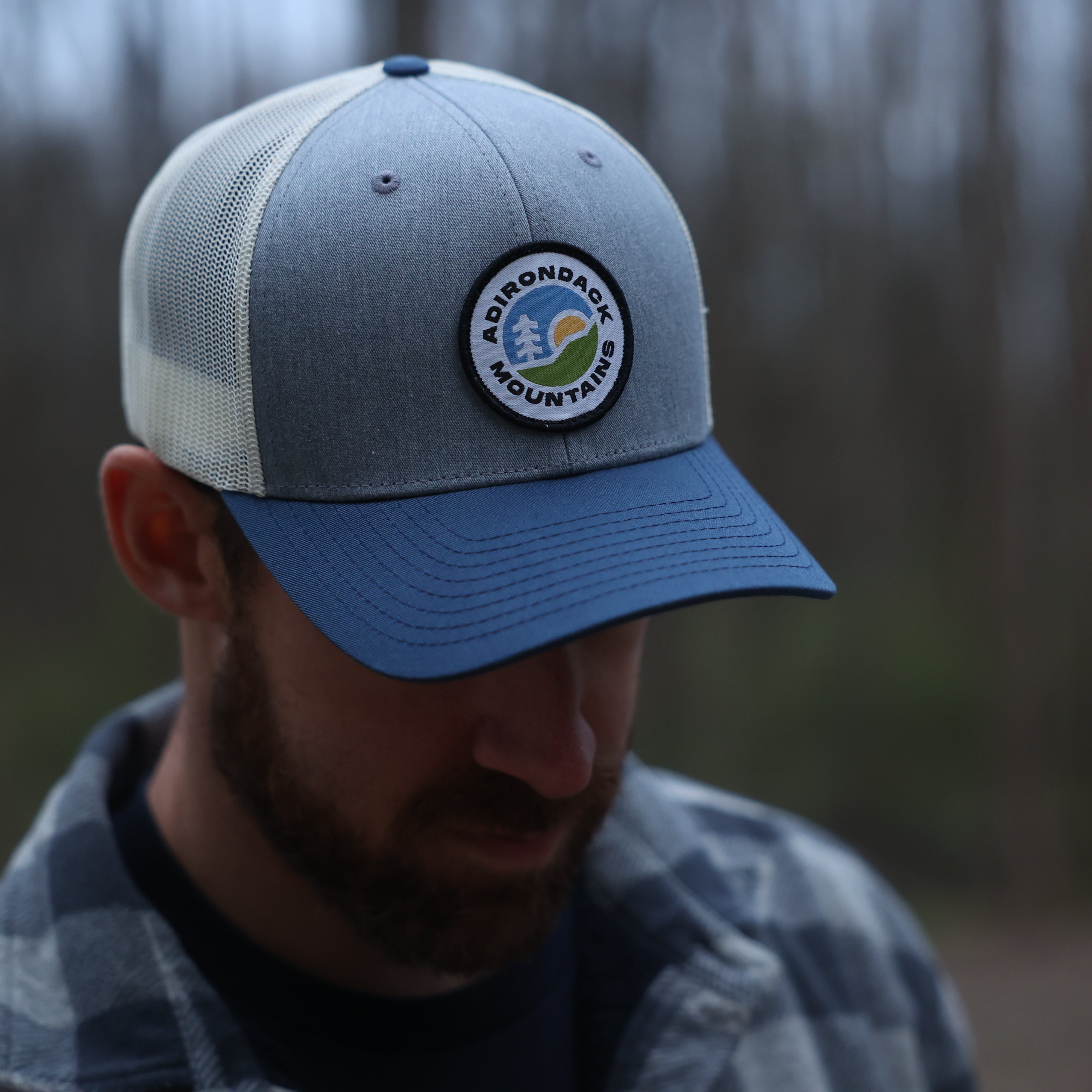 Scenic Mesh Snapback Hat - Adjustable Baseball Cap for Men & Women - Breathable & Lightweight for Outdoor Sports, Hiking, and Casual Wear
