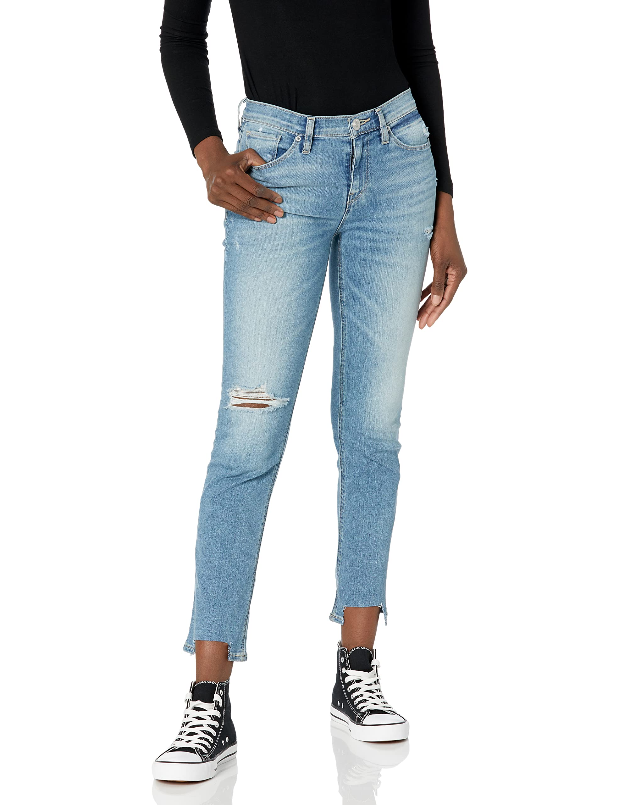 Hudson Jeans Women's Barbara High Waist Bootcut Jean - Classic Denim Pants for Casual & Office Wear | Flattering Fit for Day & Night Outfits