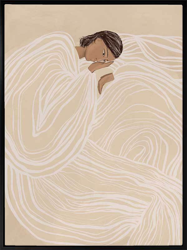 Delilah Dancing Canvas Art Print - Elegant Wall Decor for Living Room, Bedroom & Office - Perfect Gift for Art Lovers
