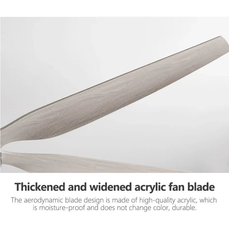 Premium 6-Blade High-Speed Ceiling Fan with Remote Control - Modern Designer Style for Living Room, Bedroom & Outdoor Patio