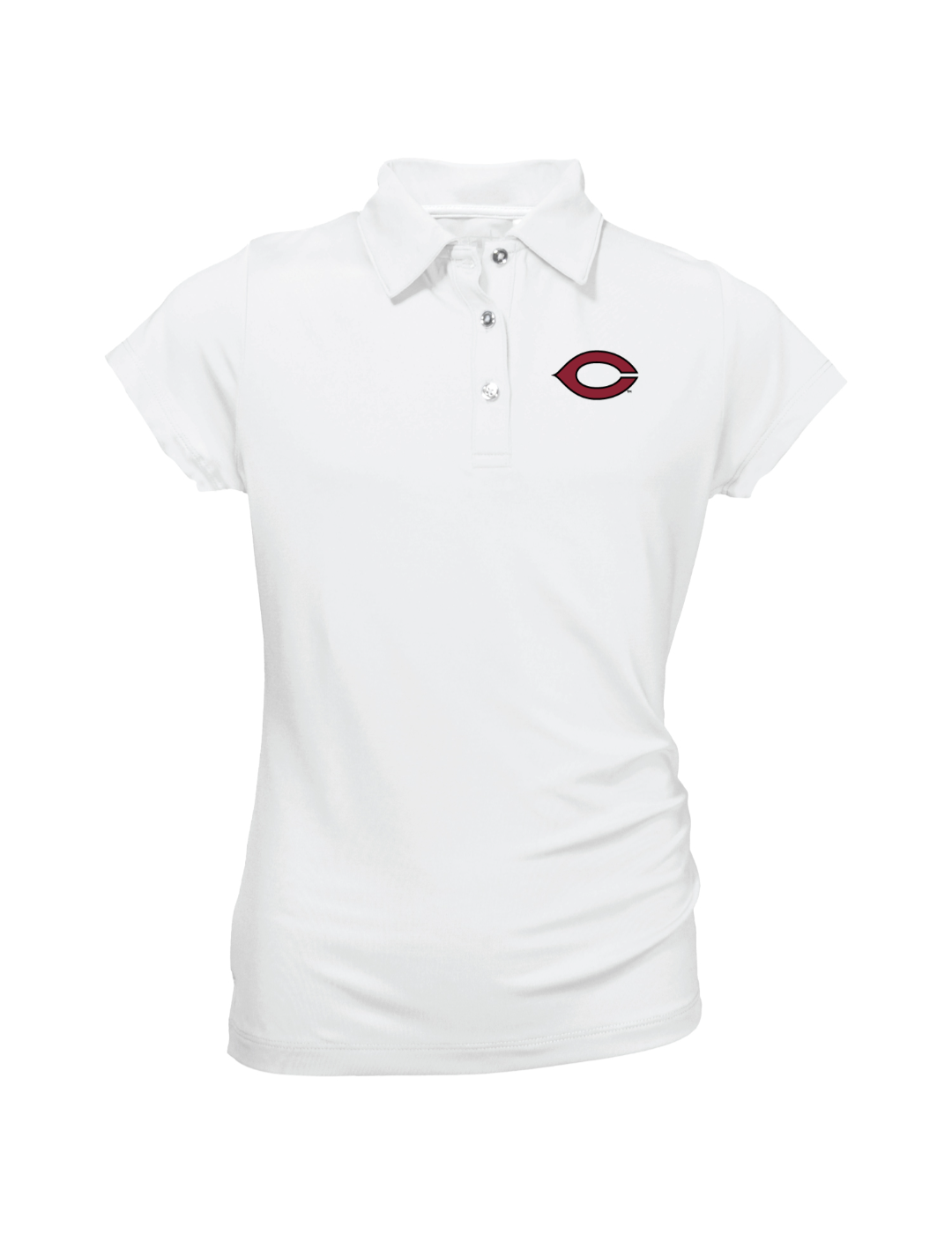 Chicago Maroons Youth Girls' Polo Shirt - Comfortable Cotton Blend Athletic Top for School & Sports Activities | Perfect for Team Uniforms, Casual Wear & Outdoor Events