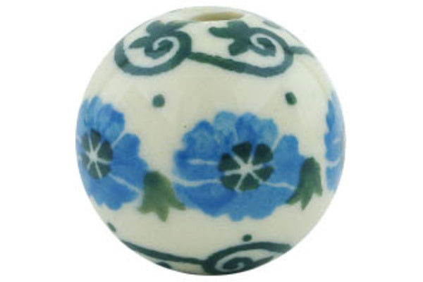 1 Bead Poppy Circle Charm - Elegant Handmade Jewelry for Necklaces & Bracelets - Perfect for DIY Crafts, Gifts, and Fashion Accessories