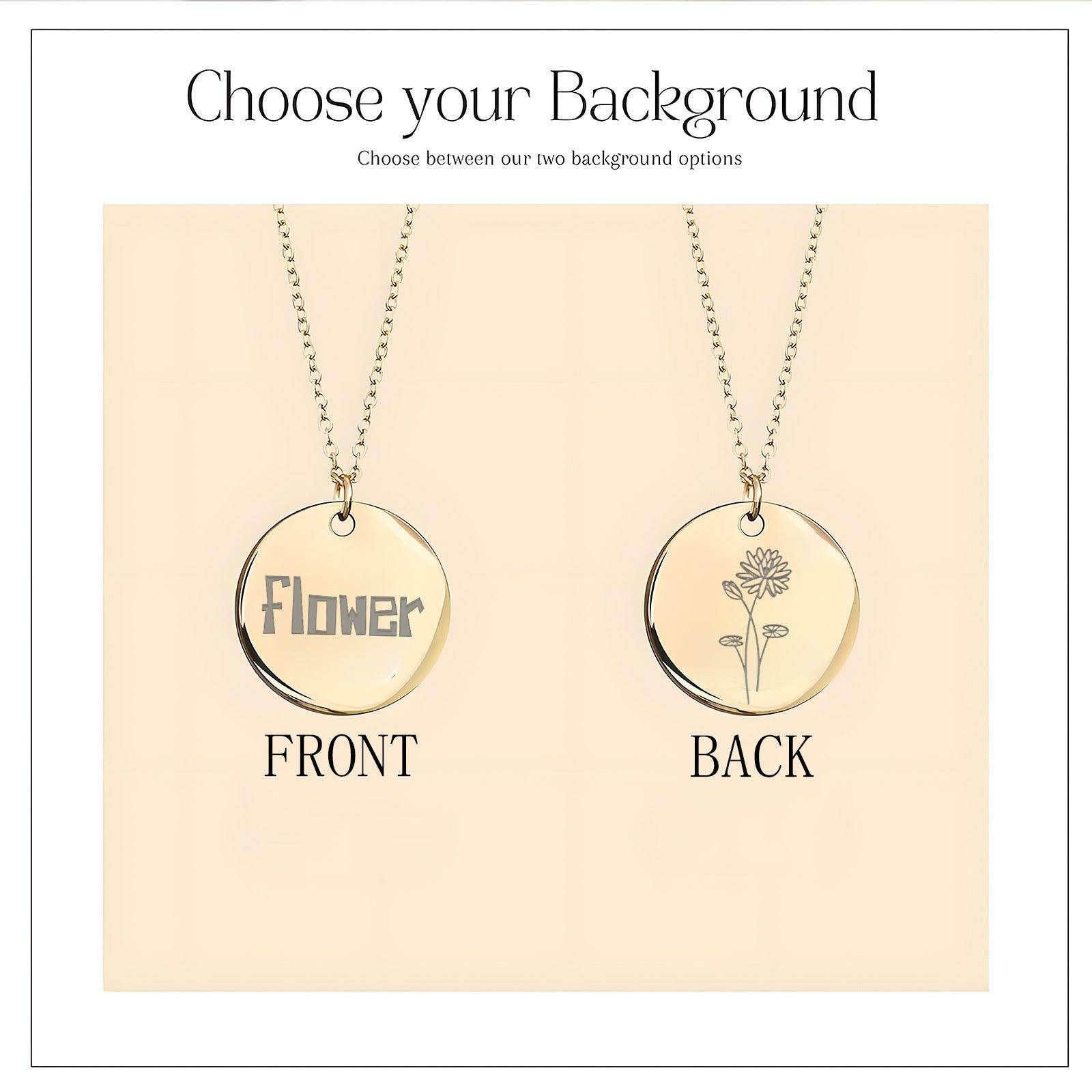 Personalized Fashion Round Necklace for Women - Elegant & Versatile Jewelry Gift for Everyday Wear, Date Night & Special Occasions