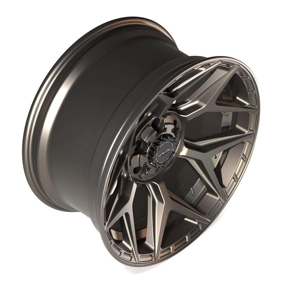 4Play Gen3 4P06 Bronze 20x10.0 18-Inch 6x139.7/6x135mm 106.1mm Wheel - Off-Road & Truck Custom Rims for Jeep Wrangler, Ford F-150, Chevy Silverado