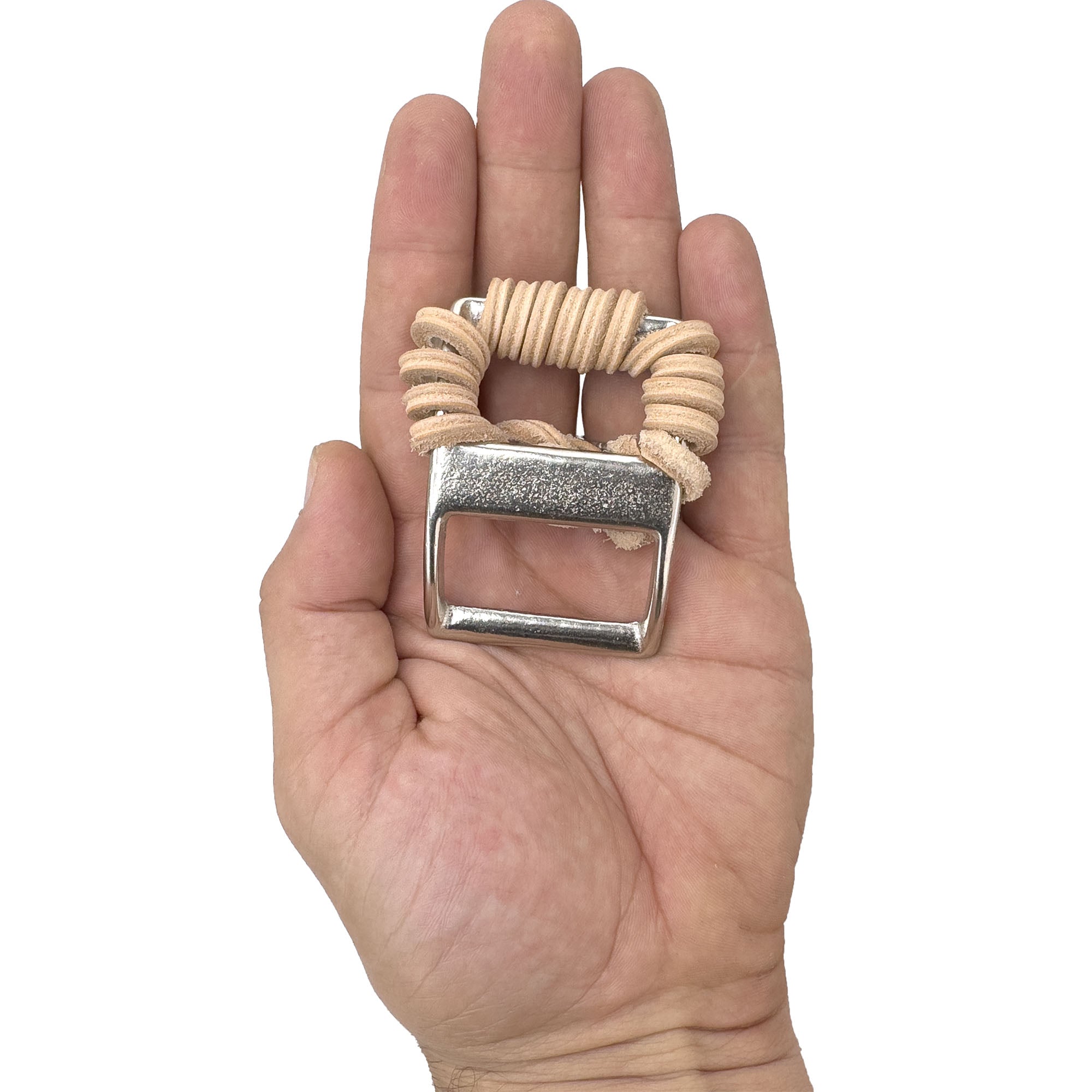 3522 Twisted Leather Beak Weave Bracelet - Handmade Bohemian Style Adjustable Bangle for Women - Perfect for Festivals, Boho Chic Outfits and Everyday Wear
