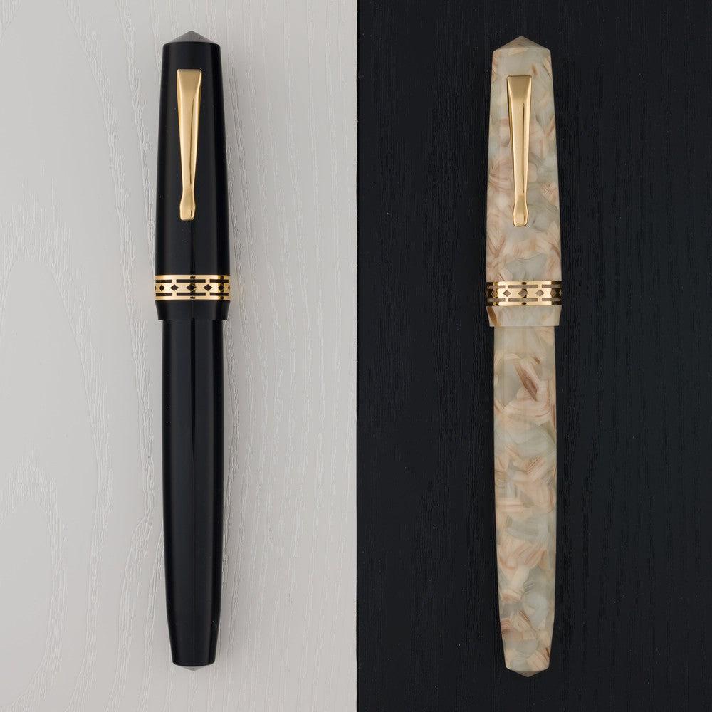 RADIUS® 1934 Fountain Pen - Settimo Nero Opaco (Black Matte) Luxury Writing Instrument for Calligraphy, Journaling & Business Signatures