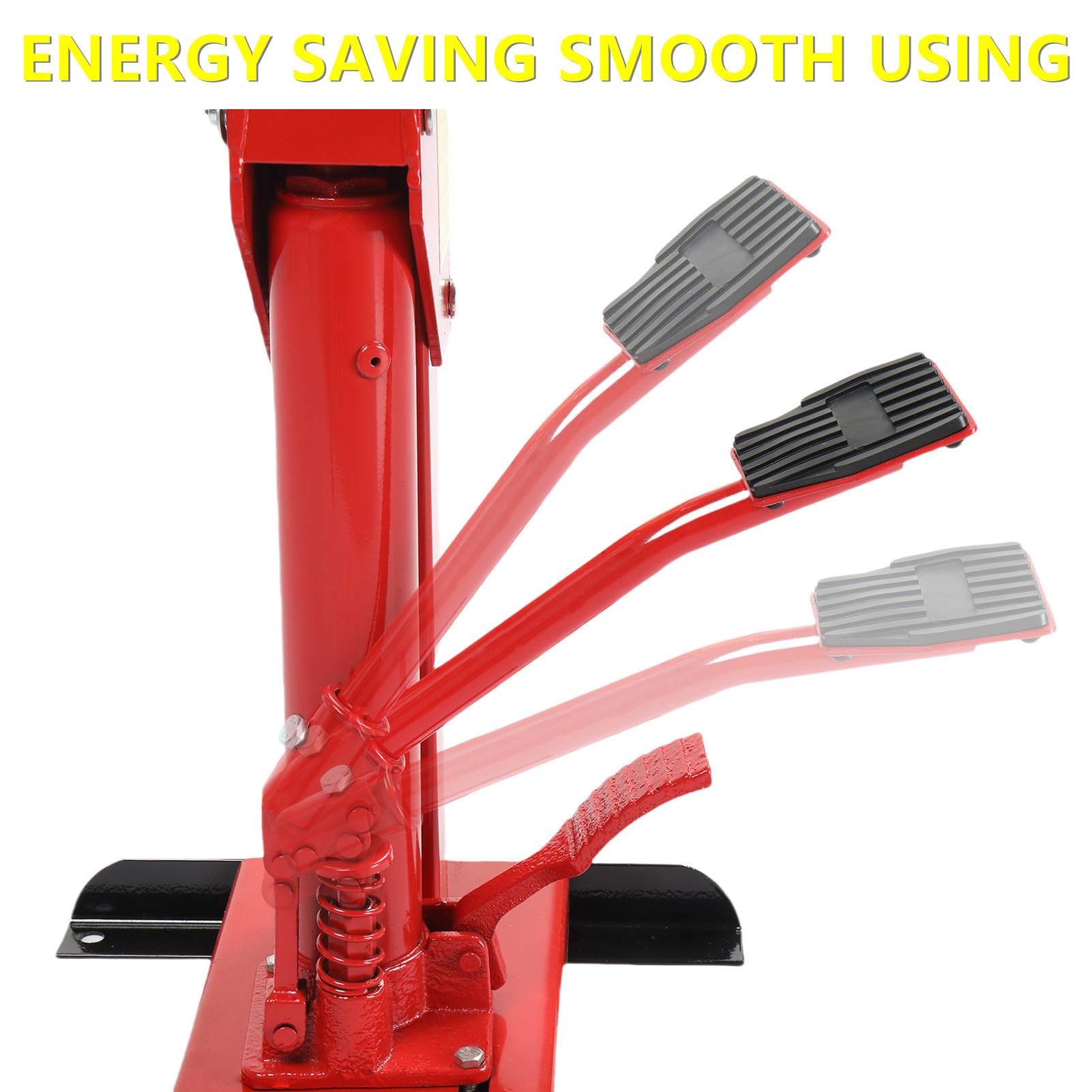 3 Ton Hydraulic Strut Spring Compressor Tool with 4 Snap Joints (6600lbs Capacity) - Professional Auto Repair Equipment for Coil Spring Replacement & Suspension Maintenance | Ideal for Mechanics, DIY Car Enthusiasts & Garage Use