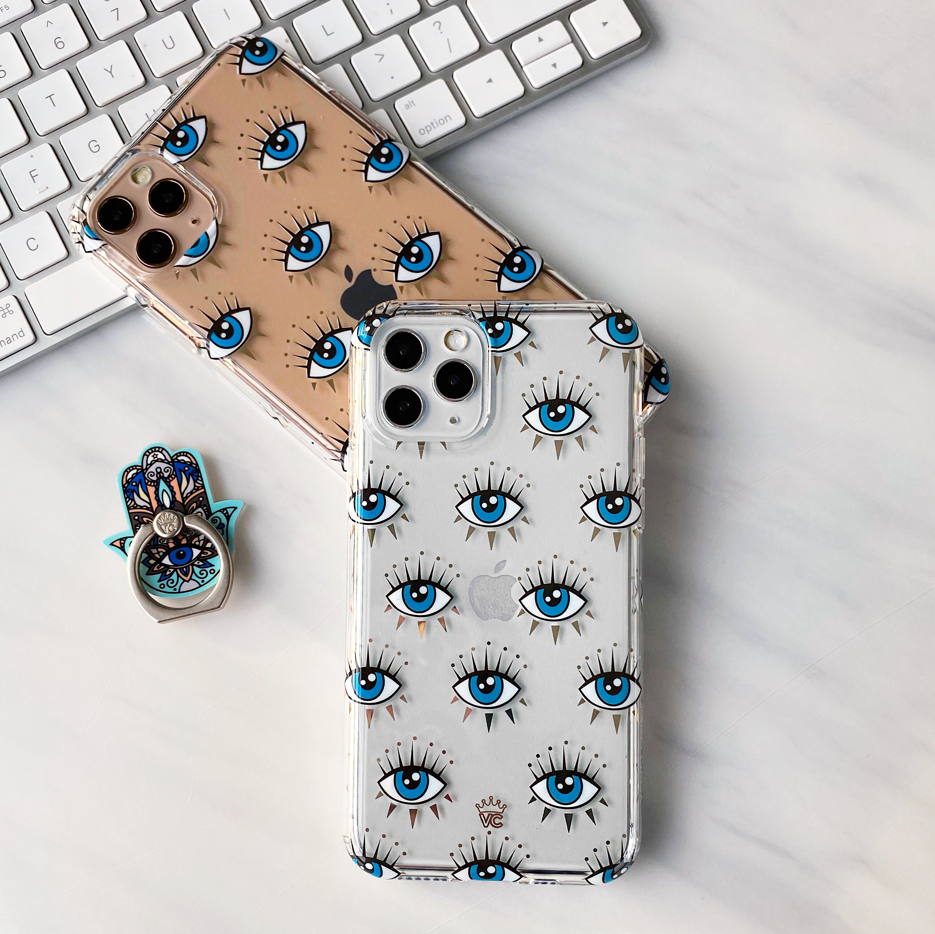 Evil Eye Protection iPhone Case - Stylish & Durable Phone Cover for iPhone 13/14/15 Pro Max - Perfect for Travel, Daily Use & Gift Giving