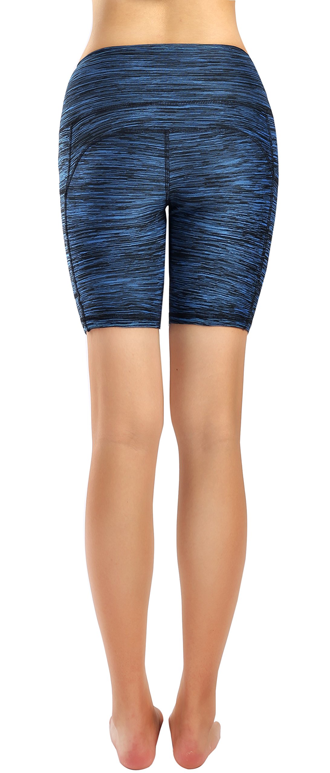 Flatik Women's Yoga Running Shorts - High Waisted Workout Shorts for Women, Breathable Athletic Shorts for Yoga, Gym, Running & Exercise - Perfect for Fitness, Lounge & Active Lifestyle