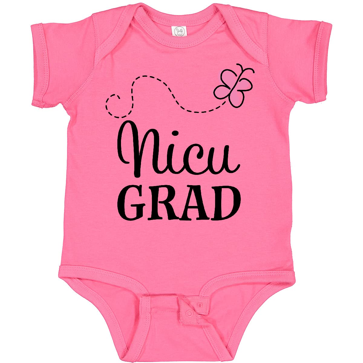 Inktastic NICU Graduate Baby Girl Outfit - Cute Baby Bodysuit for Newborns & Preemies | Perfect for Hospital Photos, Coming Home & Special Milestones