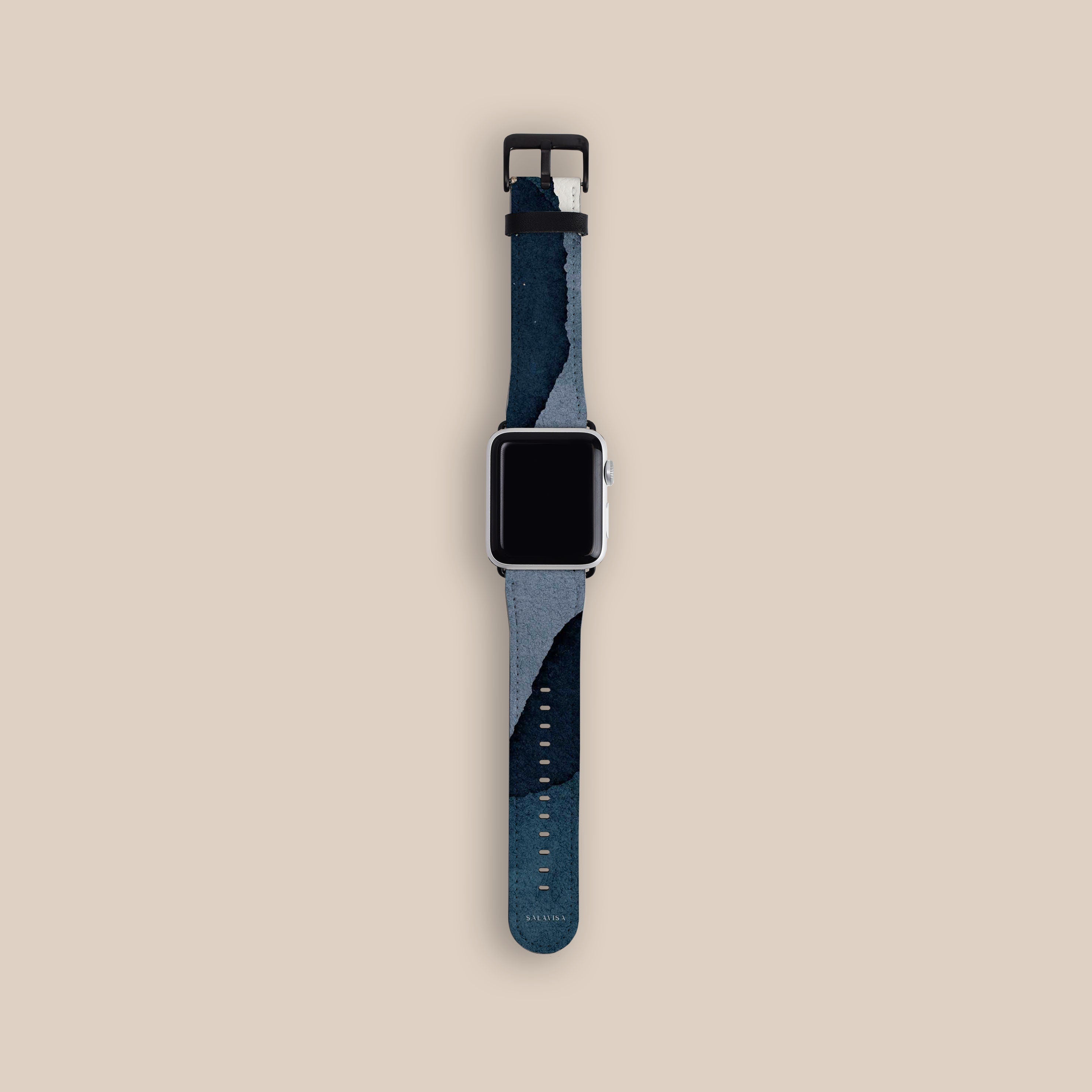 Premium Deep Ocean Blue Apple Watch Band - Soft Silicone Replacement Strap for Apple Watch Series 1-9 & SE - Perfect for Swimming, Workouts & Everyday Wear