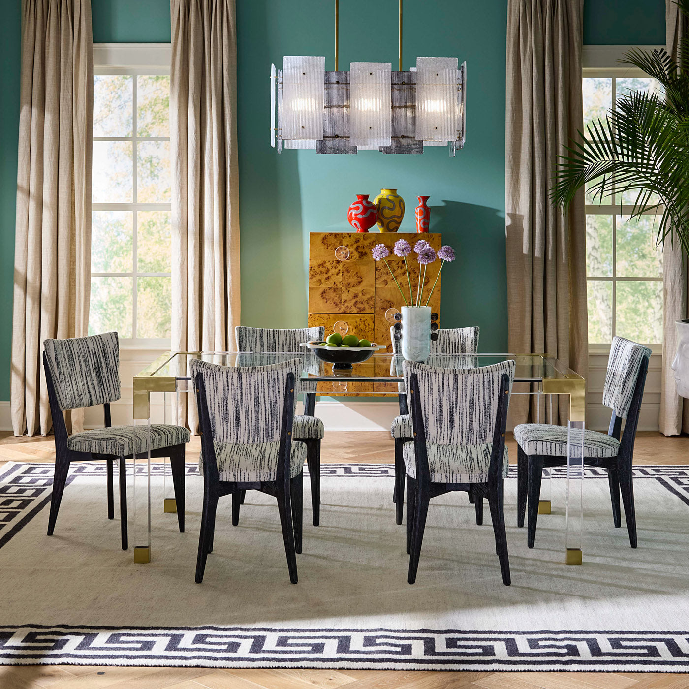 Rive Gauche Modern Dining Chair - Elegant & Comfortable Wooden Seat for Kitchen, Dining Room, or Home Office - Perfect for Family Gatherings & Dinner Parties