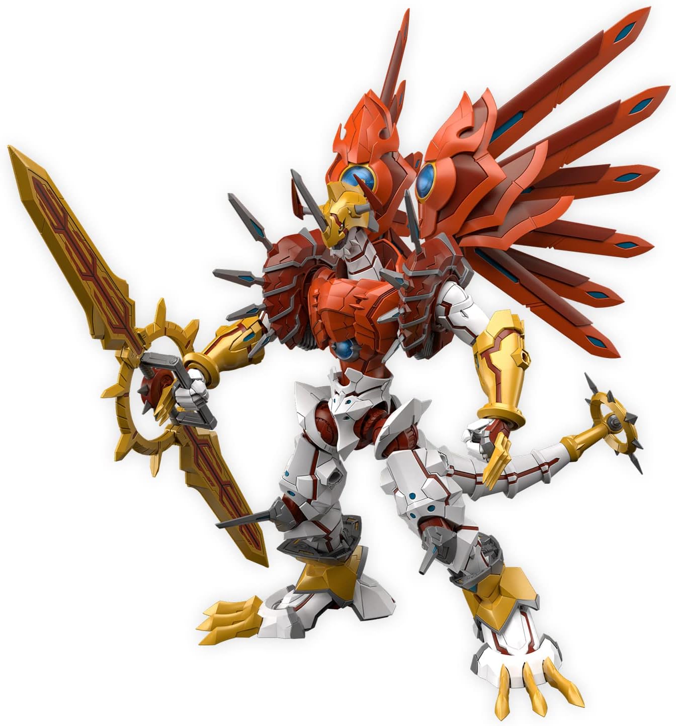 Digimon ShineGreymon Figure-Rise Standard Amplified Model Kit - Buildable Action Figure for Collectors & Anime Fans - Perfect for Display, Gifts & Role Play Scenes