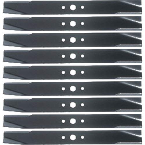 (9 Pack) Premium Low Lift Replacement XHT Lawn Mower Blades - Fits Oregon 91-713 | 18.5