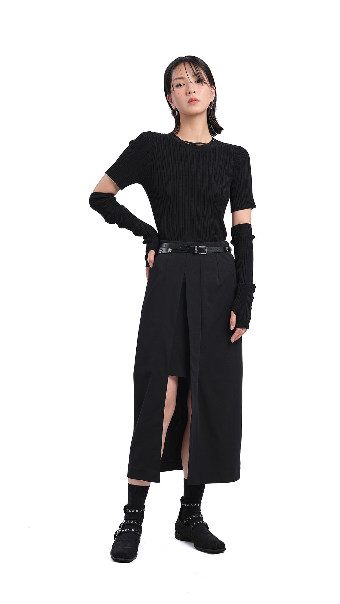 Stylish Pencil Split Skirt for Women - High Waist Office Work Formal & Casual Wear - Perfect for Business, Dating, and Everyday Outfits
