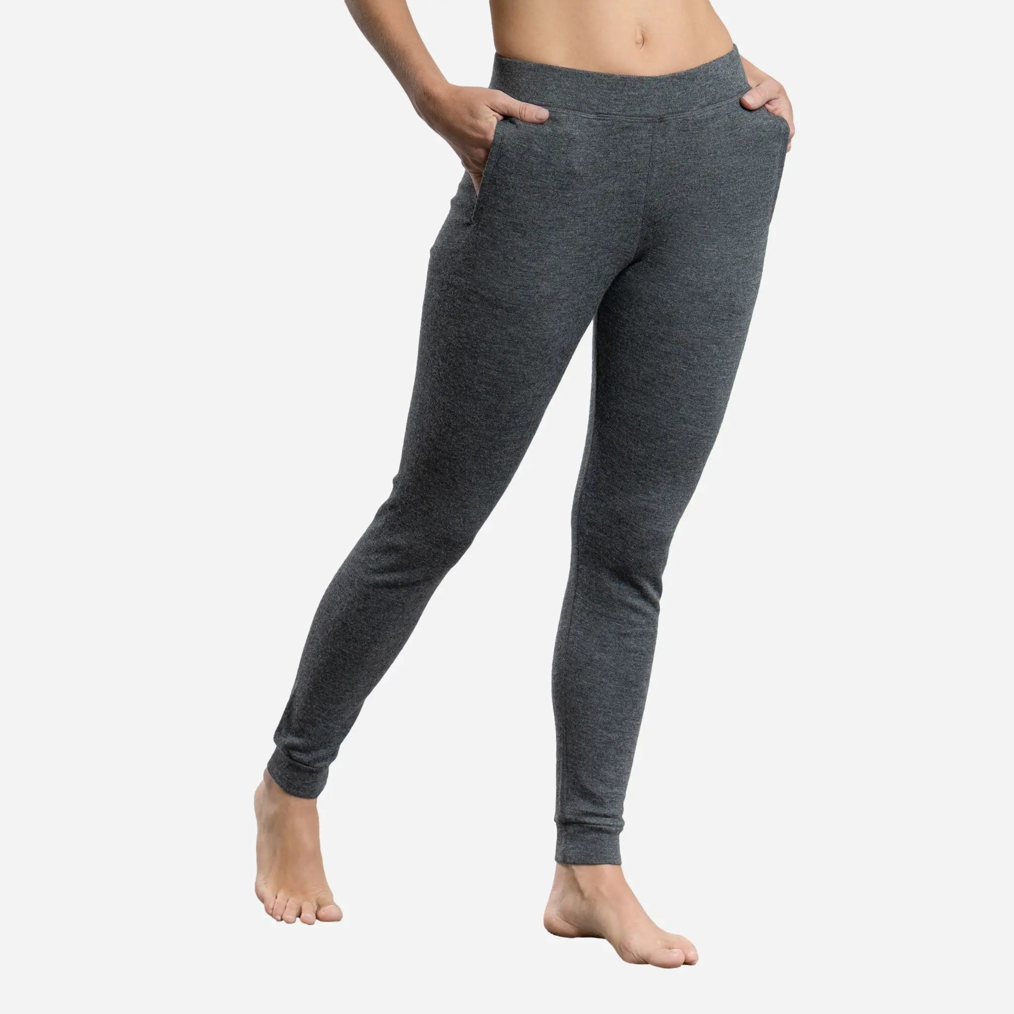 Premium Women's Alpaca Wool Joggers - Ultra Soft 300 Lightweight Fleece Lounge Pants for Yoga, Travel & Winter Comfort